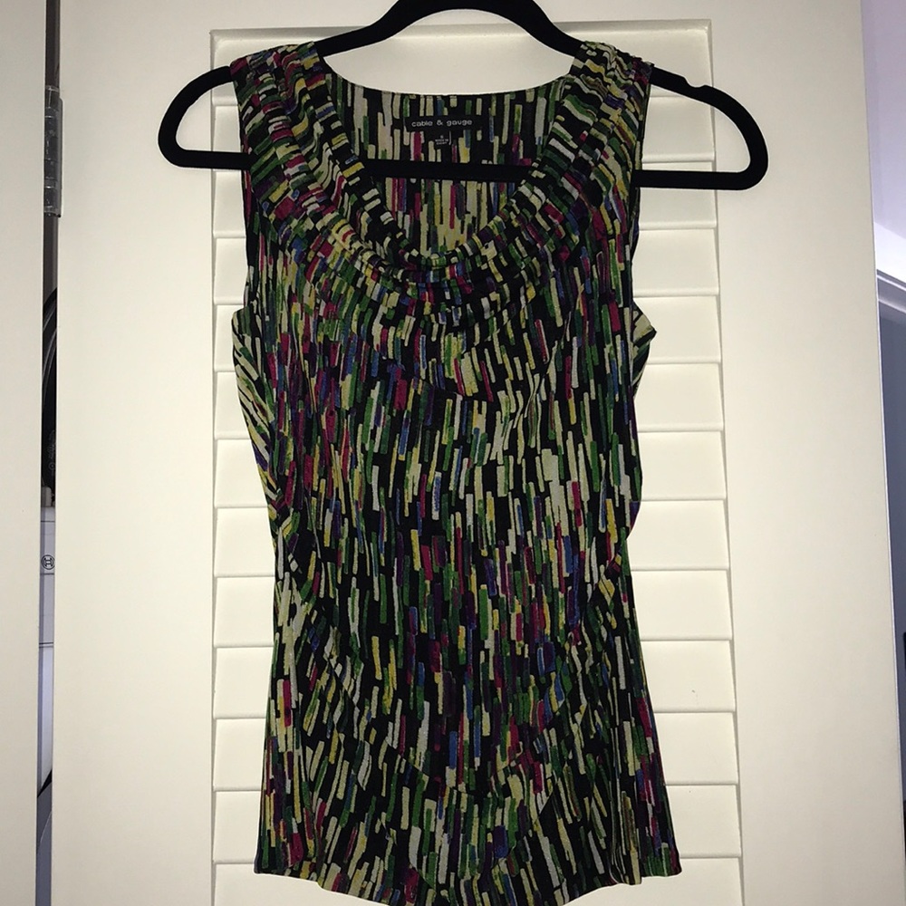 Cable & gauge blouse